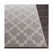 Lagom 35 X 24 inch Charcoal/Medium Gray/Light Gray/Ivory Rugs, Rectangle