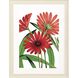 Florals Collection Red Framed Art