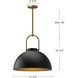 Alora Mood Harper Pendant Ceiling Light in Matte Black