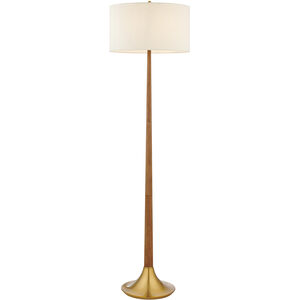 Portillo 63 inch 100.00 watt Brass Floor Lamp Portable Light