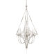 Loveland 8 Light 28 inch Gold Silver Leaf Chandelier Ceiling Light