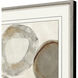 Geometrics Collection Gray Framed Art
