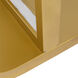 Full 78.7 X 18.1 inch Gold Mirror