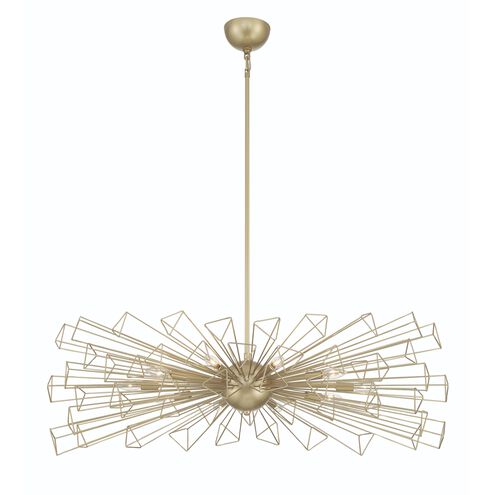 Dendelio 10 Light 24.5 inch Gold Chandelier Ceiling Light