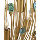 Delphos 6 Light 19.5 inch Contemporary Gold Chandelier Ceiling Light