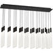 Sean Lavin Pylon LED 11.2 inch Nightshade Black Chandelier Ceiling Light in 120V
