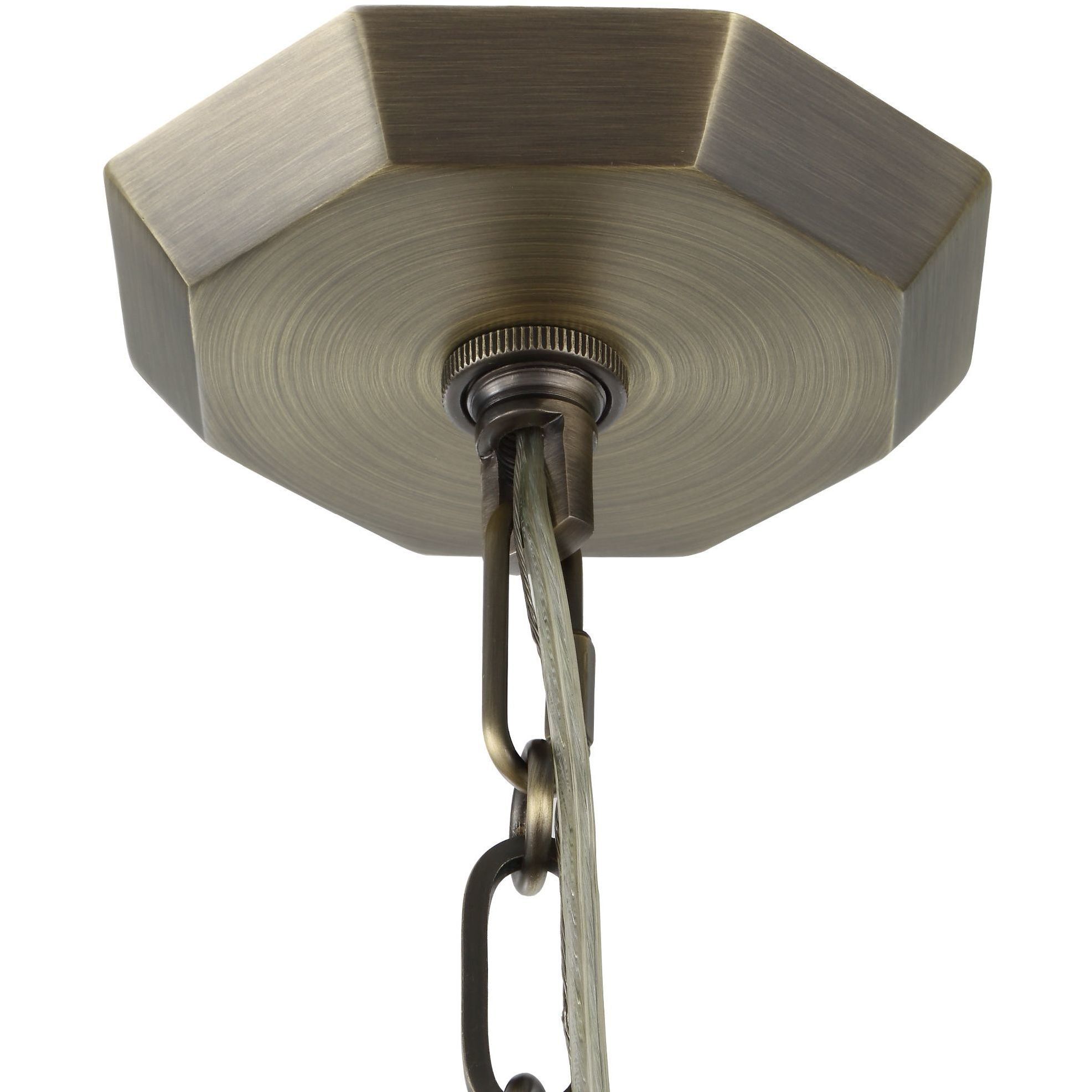Granada 1 Light 15 inch Weathered Brass Pendant Ceiling Light