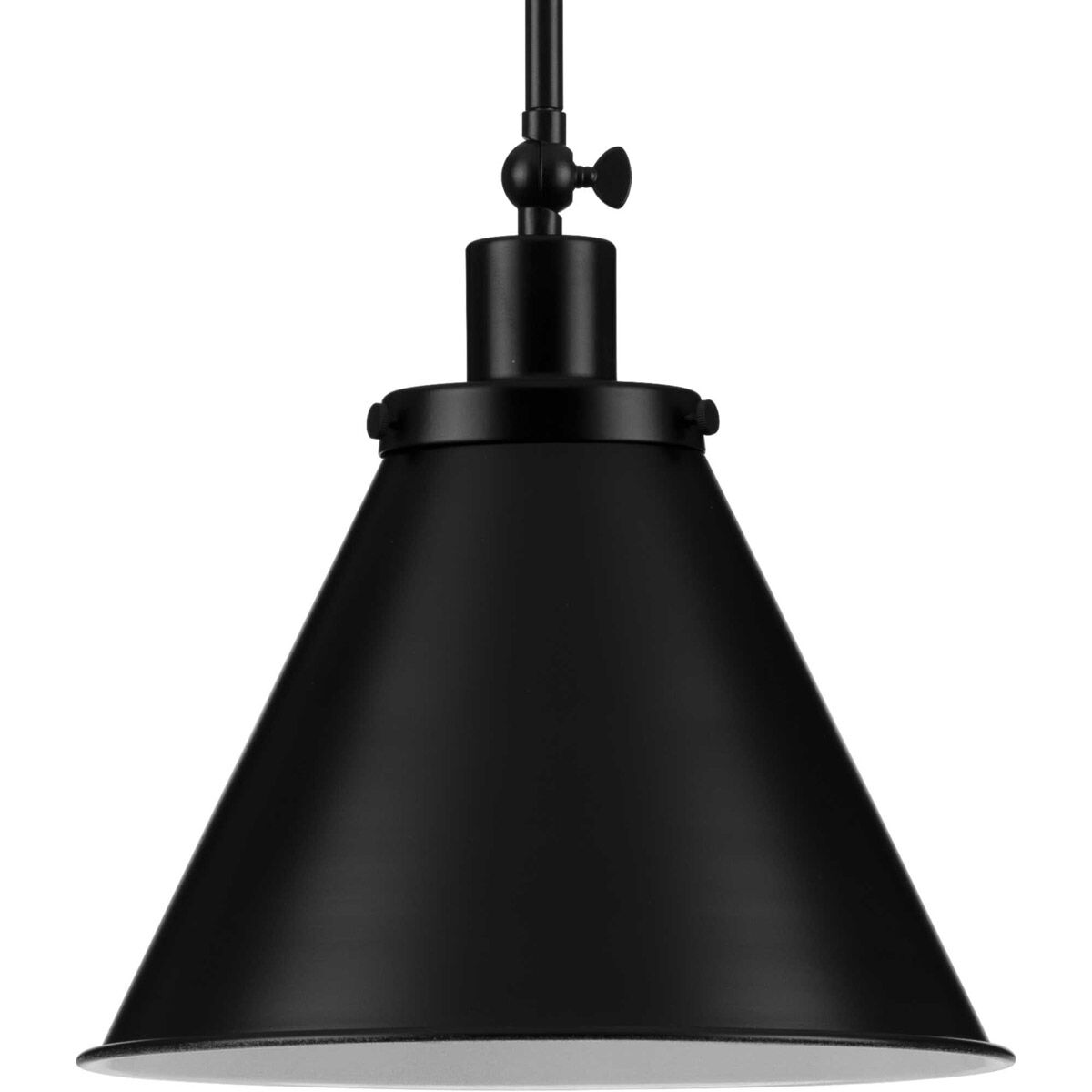Hinton 1 Light 12.25 inch Matte Black Pendant Ceiling Light