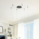 Stone LED 4 inch Matte Black Pendant Ceiling Light