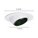 Signature Black & White Recessed Lighting Trim
