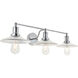 Waltz 3 Light 33 inch Chrome Wall Sconce Wall Light