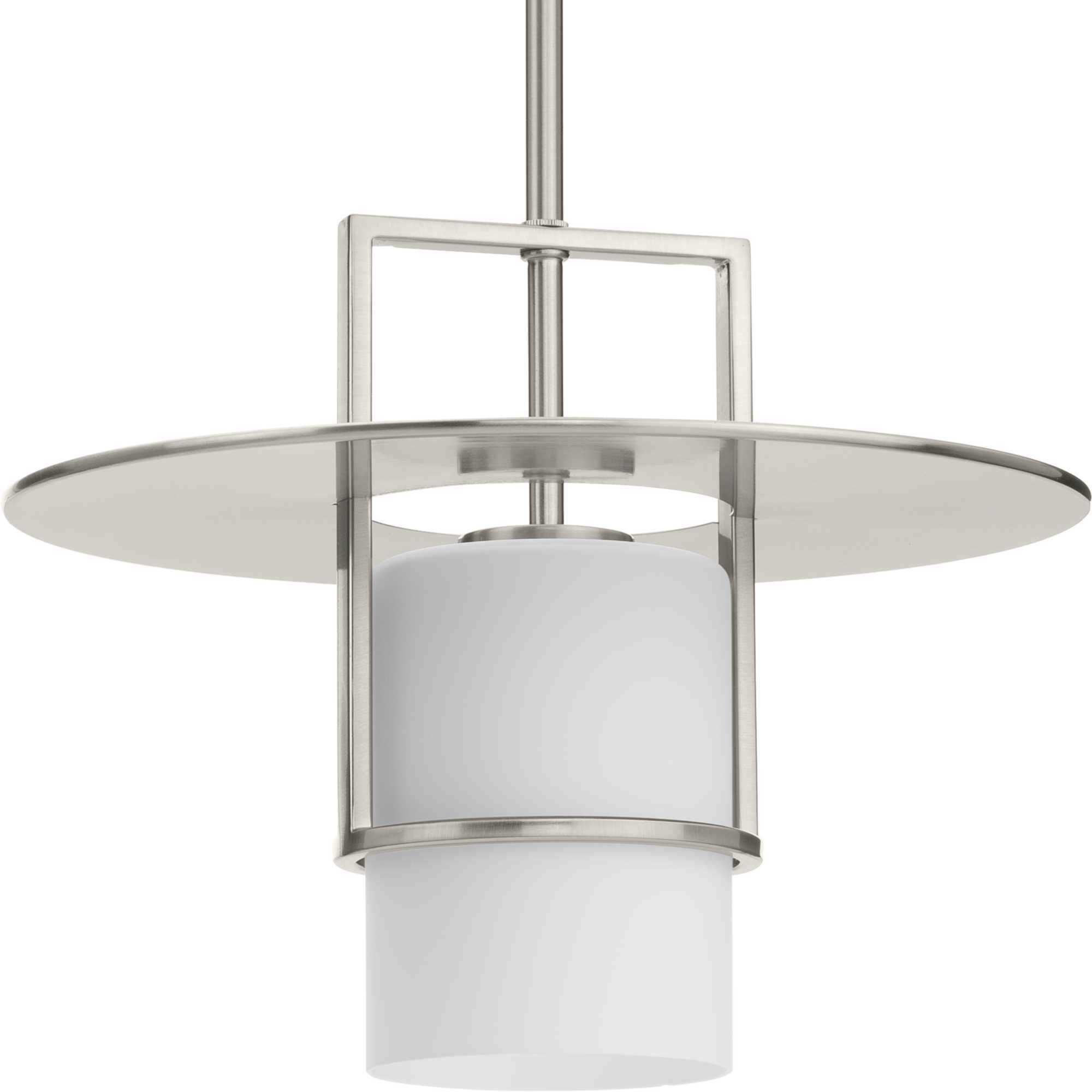 Mystic 1 Light 14 inch Brushed Nickel Pendant Ceiling Light in Burnished Nickel