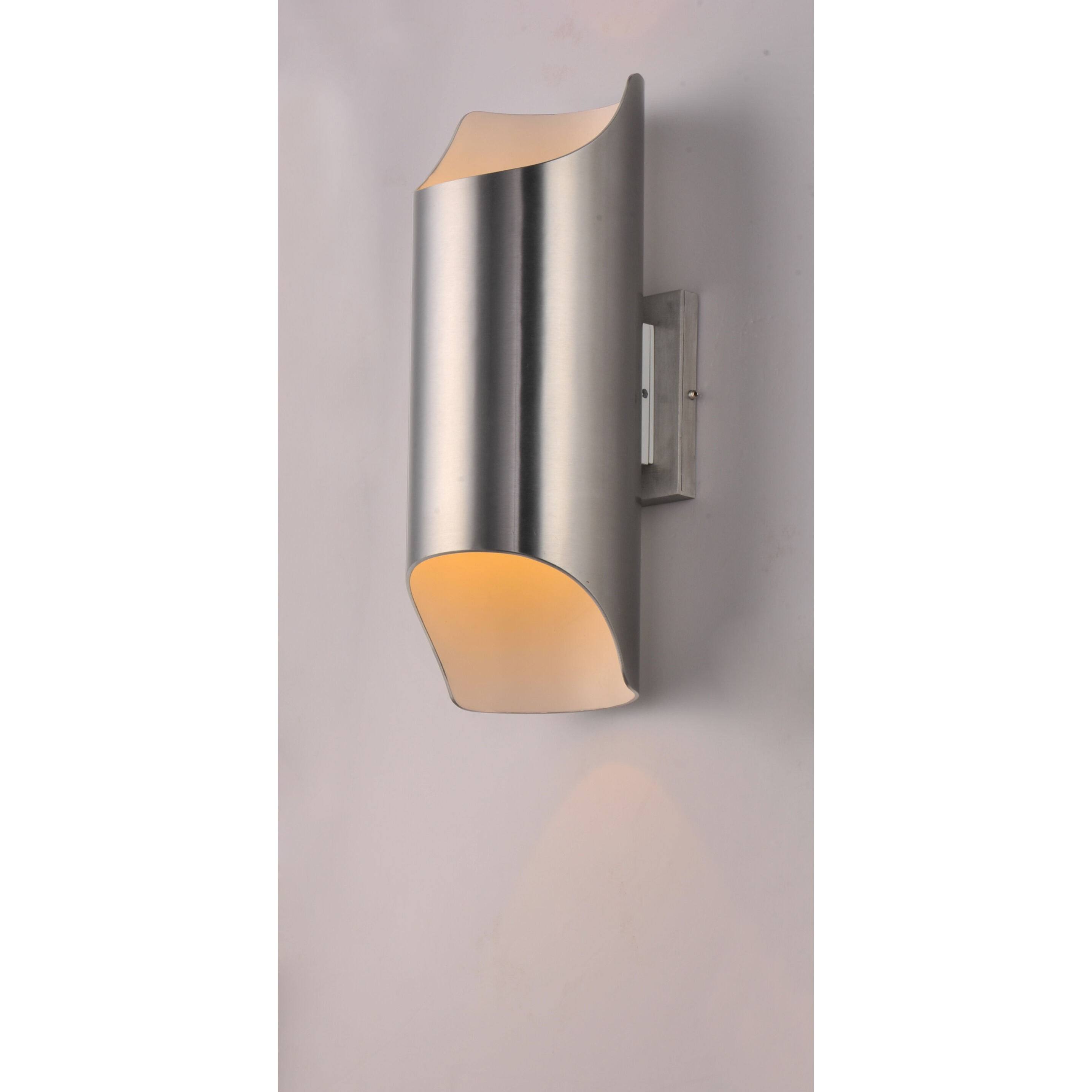 Lightray LED LED 13.75 inch Brushed Aluminum Outdoor Wall Sconce