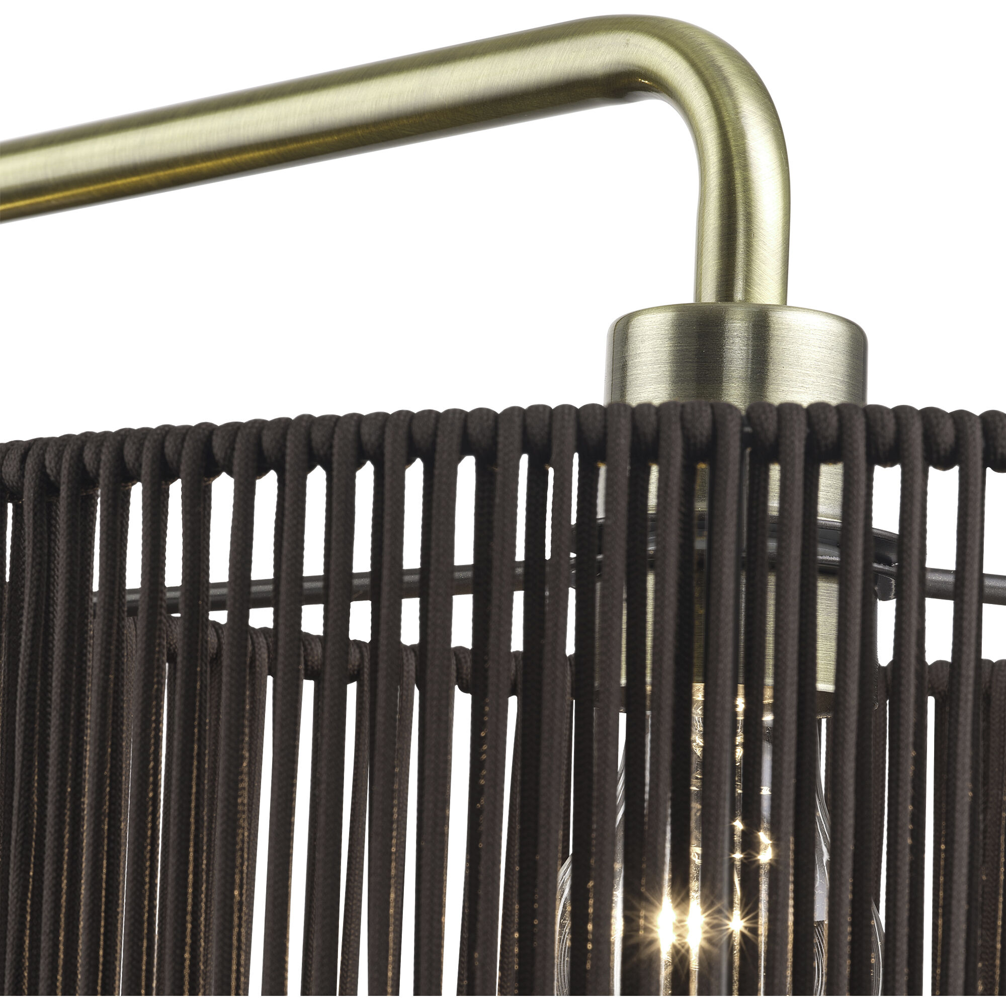 Acordia 3 Light 46 inch Antique Brass Linear Chandelier Ceiling Light, Extra Large