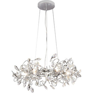 Canada 6 Light 24 inch Chrome Chandelier Ceiling Light