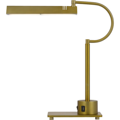 Soho 18.13 inch 12.00 watt Antique Brass Desk Lamp Portable Light
