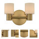Harlowe LED 11 inch Winter Brass Bath Vanity Light Wall Light