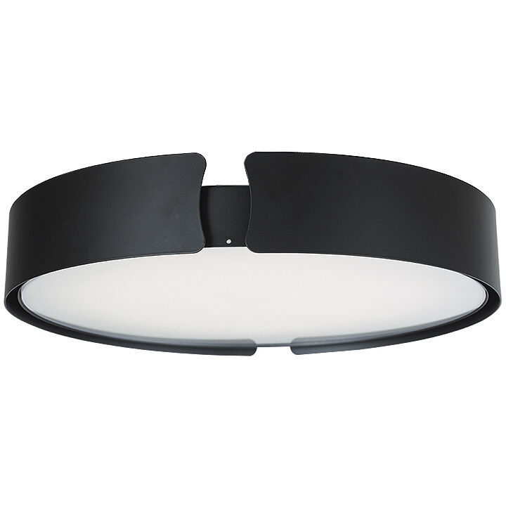 Mystic LED 14 inch Black Flush Mount Ceiling Light