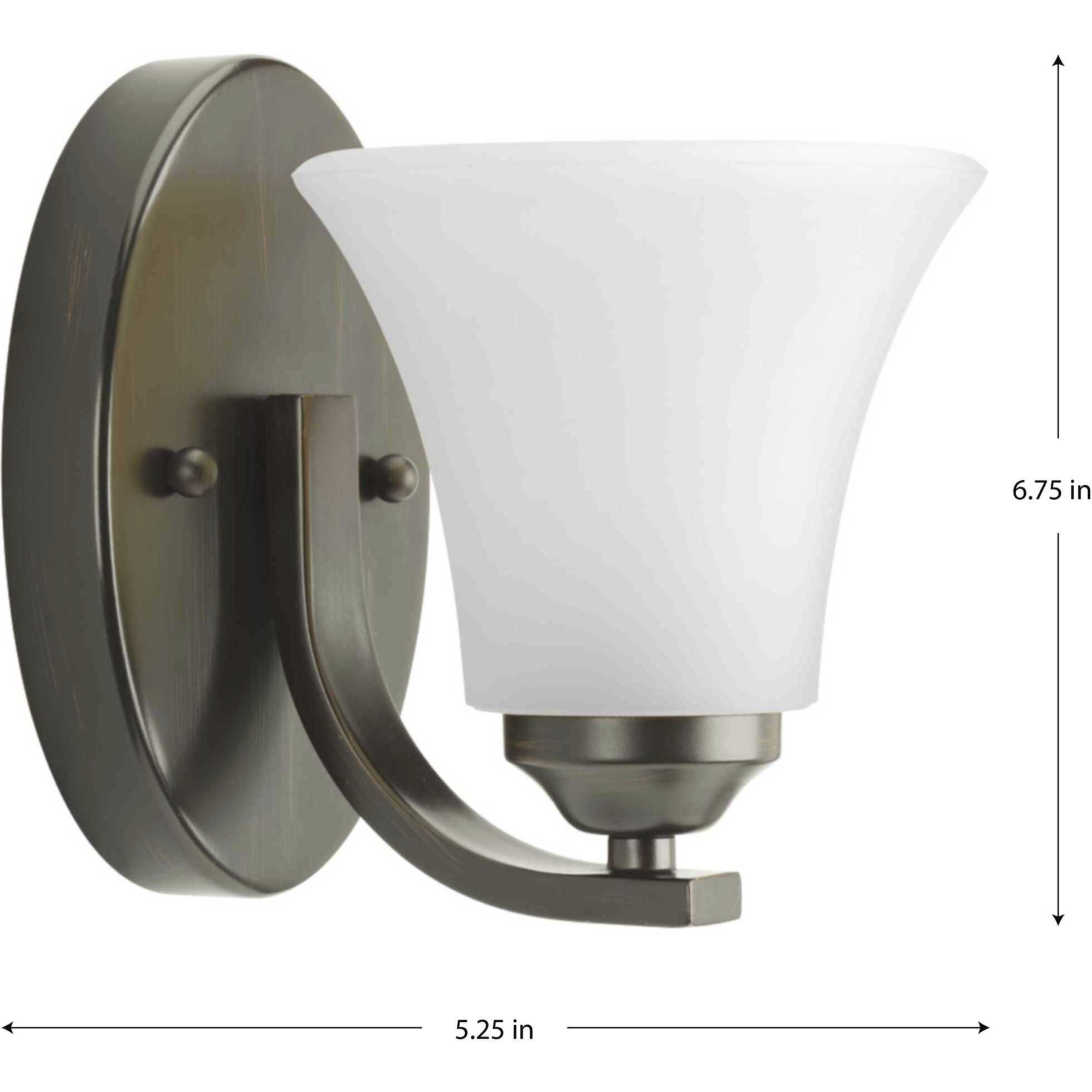 Adorn 1 Light 5.25 inch Antique Bronze Bath Vanity Wall Light