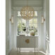 Secret Garden 4 Light 30 inch Contemporary Gold Leaf and Contemporary Gold Orb Chandelier Ceiling Light