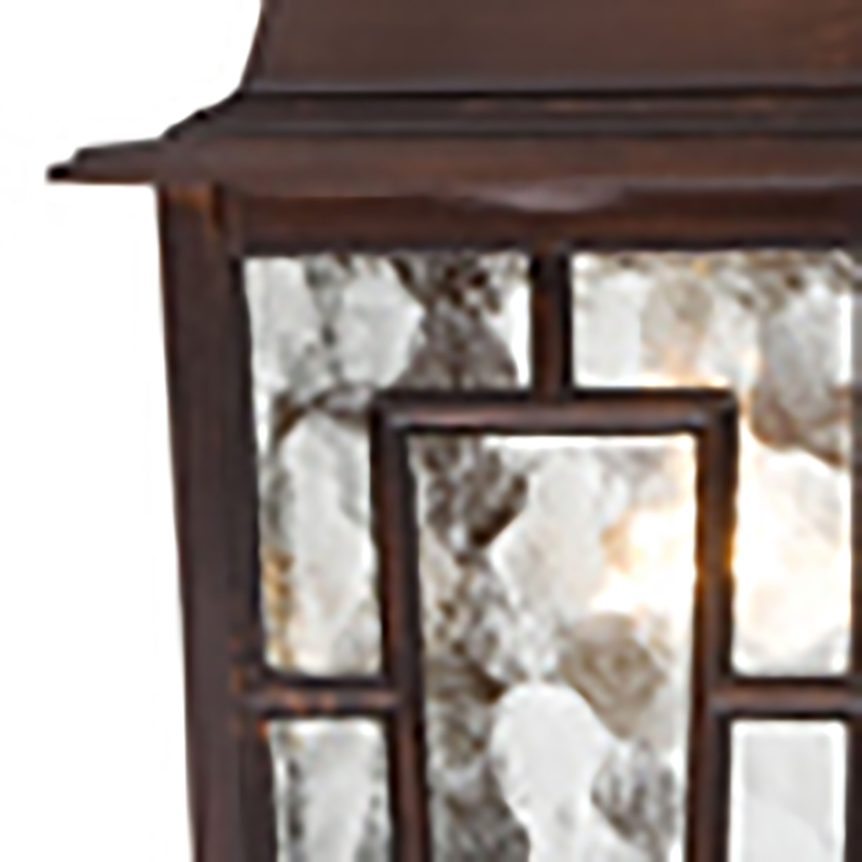 Banyan 1 Light 6 inch Rustic Bronze Outdoor Hanging Lantern