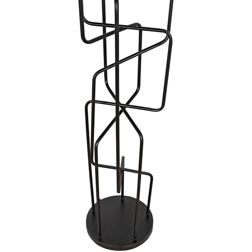 Moriarty 66 inch 40.00 watt Matte Black Floor Lamp Portable Light