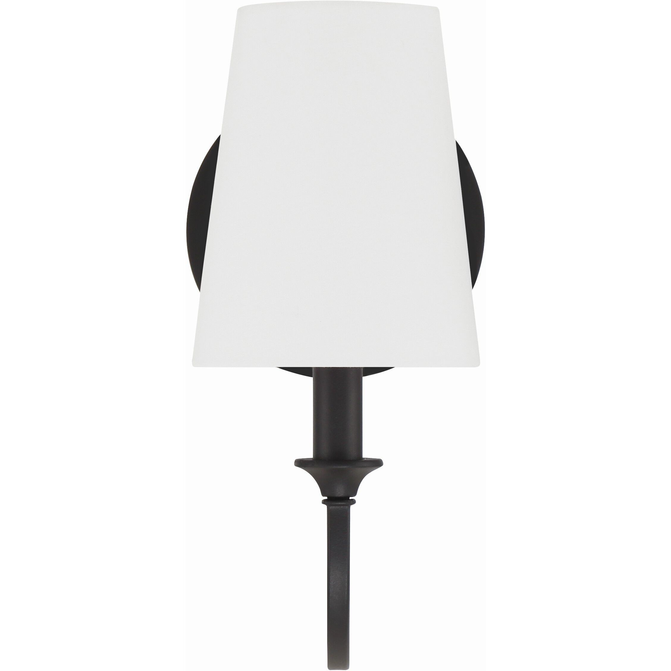 Payton Bath Sconce Wall Light in Black Forged