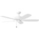 Colony 52 52 inch Matte White Ceiling Fan