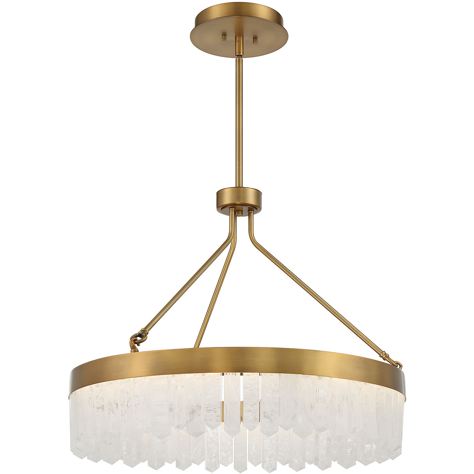 Landon LED 27 inch Warm Brass Pendant Ceiling Light