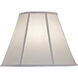 Ellie Off White 20 inch Lampshade, Drum