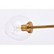 Cavoli 5 Light 43 inch Brass Chandelier Ceiling Light
