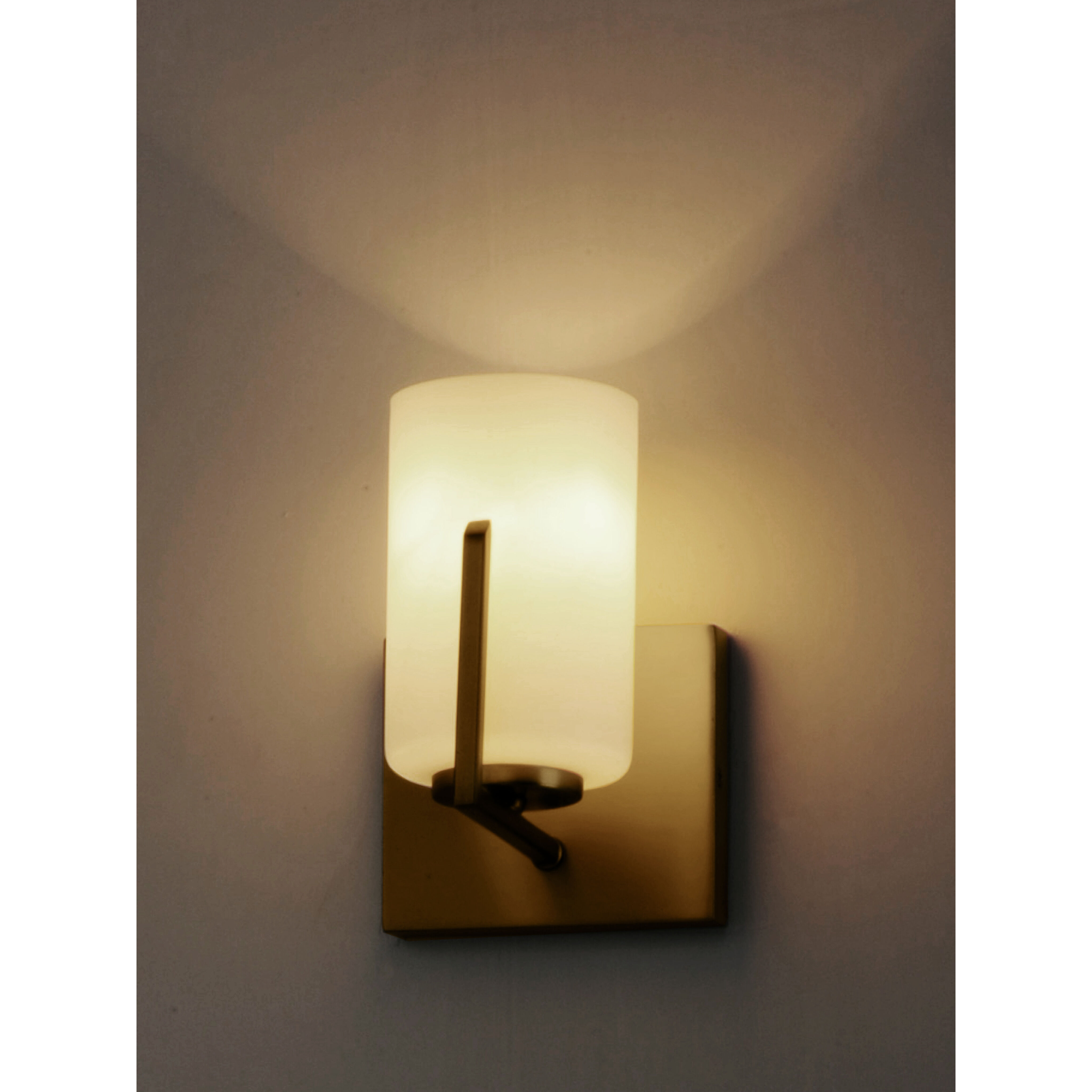 Dart 1 Light 5.5 inch Satin Brass Wall Sconce Wall Light