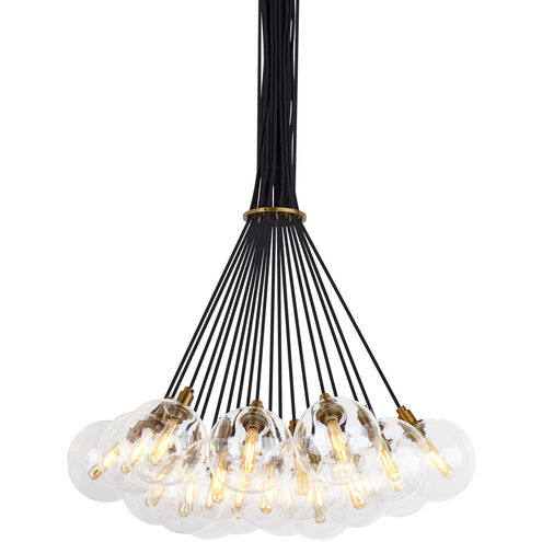 Sean Lavin Gambit 19 Light 25 inch Aged Brass Chandelier Ceiling Light in Incandescent