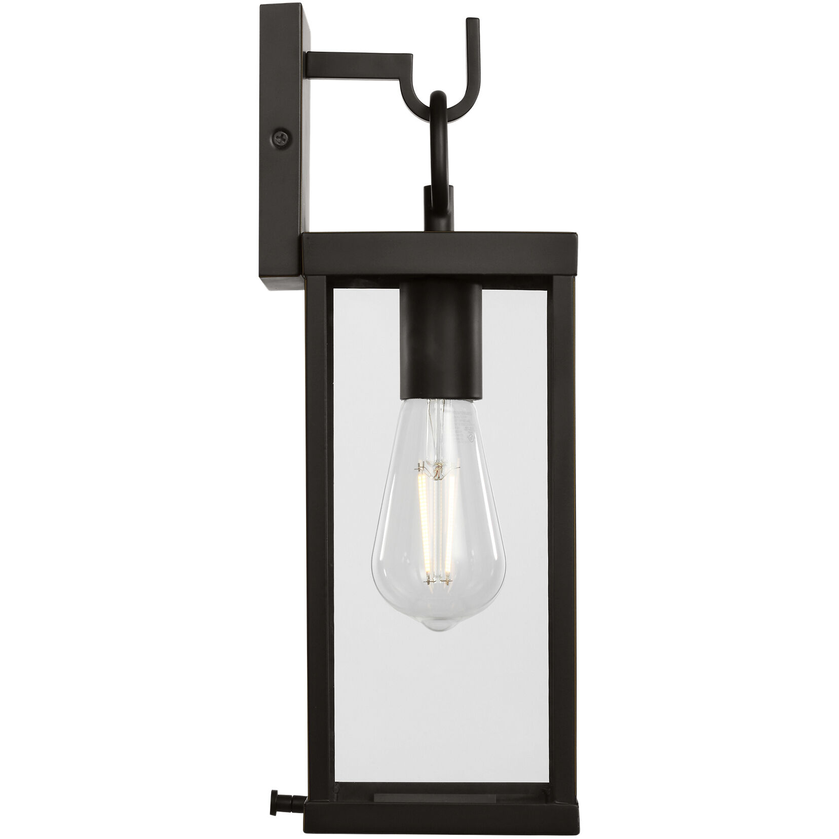 Rox LED Antique Bronze Outdoor Wall Lantern