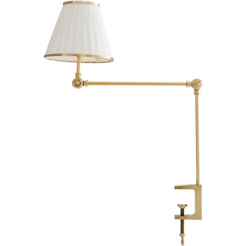 Tilt & Clamp 17 inch 40 watt Antique Brass Lamp Portable Light