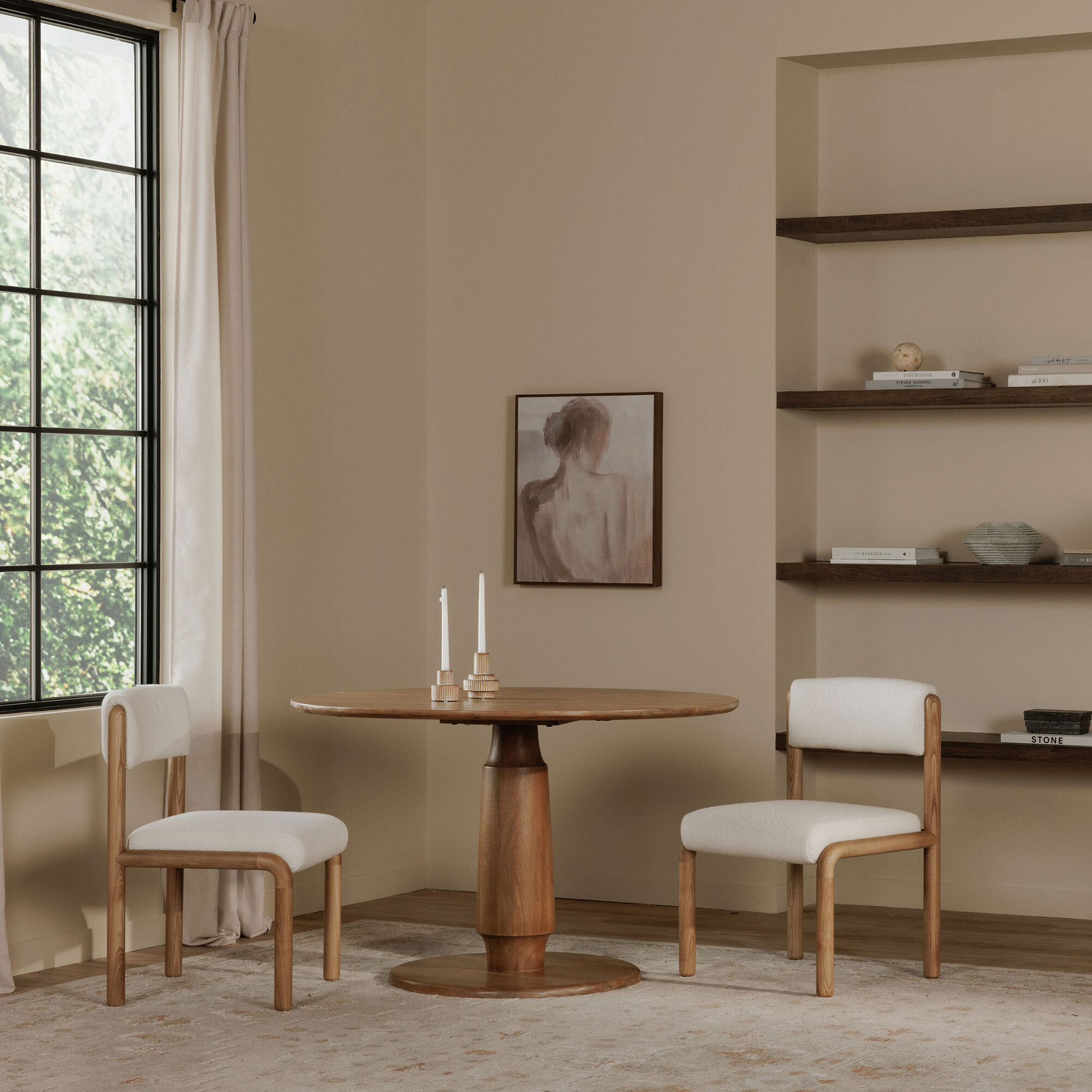 April White Dining Chair, Set Of Two