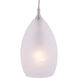 Milano LED 4.5 inch Satin Nickel Mini Pendant Ceiling Light