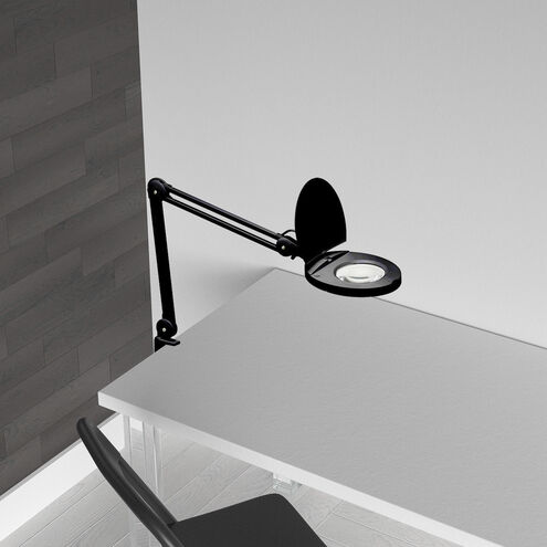 Modern 47 inch 8.00 watt Black Task Table Lamp Portable Light