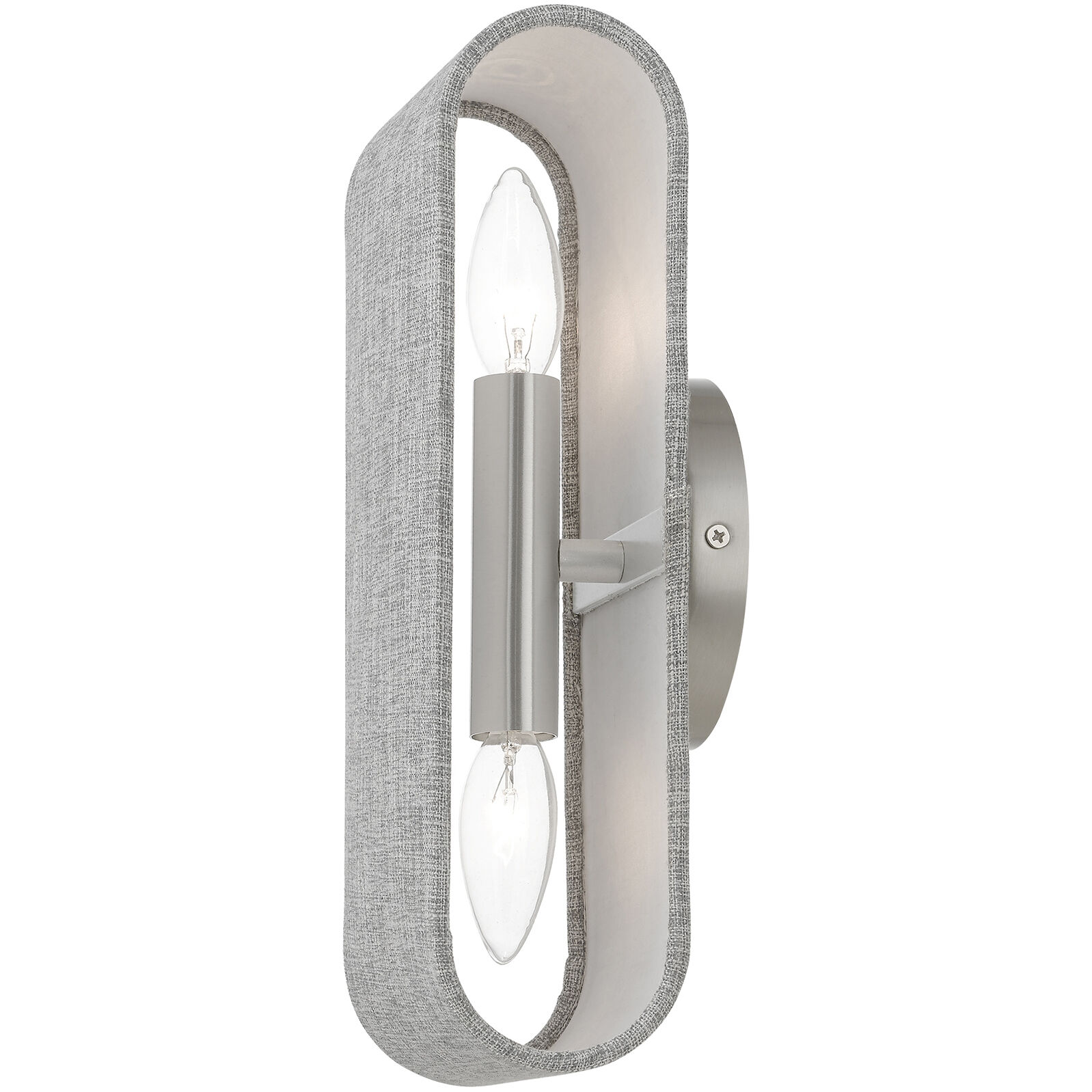 Dakota 2 Light 13 inch Brushed Nickel ADA Sconce Wall Light