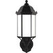 Sevier 1 Light 19.38 inch Black Outdoor Wall Lantern, Medium