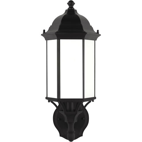 Sevier 1 Light 19.38 inch Black Outdoor Wall Lantern, Medium