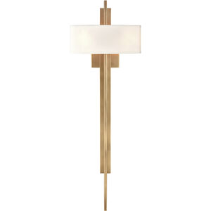 Murtha 2 Light 12 inch Natural Brass Sconce Wall Light