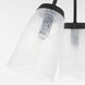 Arpeggio 3 Light 15 inch Matte Black Pendant Ceiling Light
