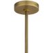 Irene 1 Light 12 inch Antique Brass Pendant Ceiling Light
