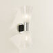 Alma 2 Light 6 inch Polished Nickel Wall Sconce Wall Light