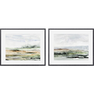 Landscapes Green and Black and White Framed Art
