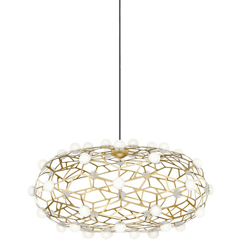 Coral LED 24 inch Gold Chandelier Ceiling Light