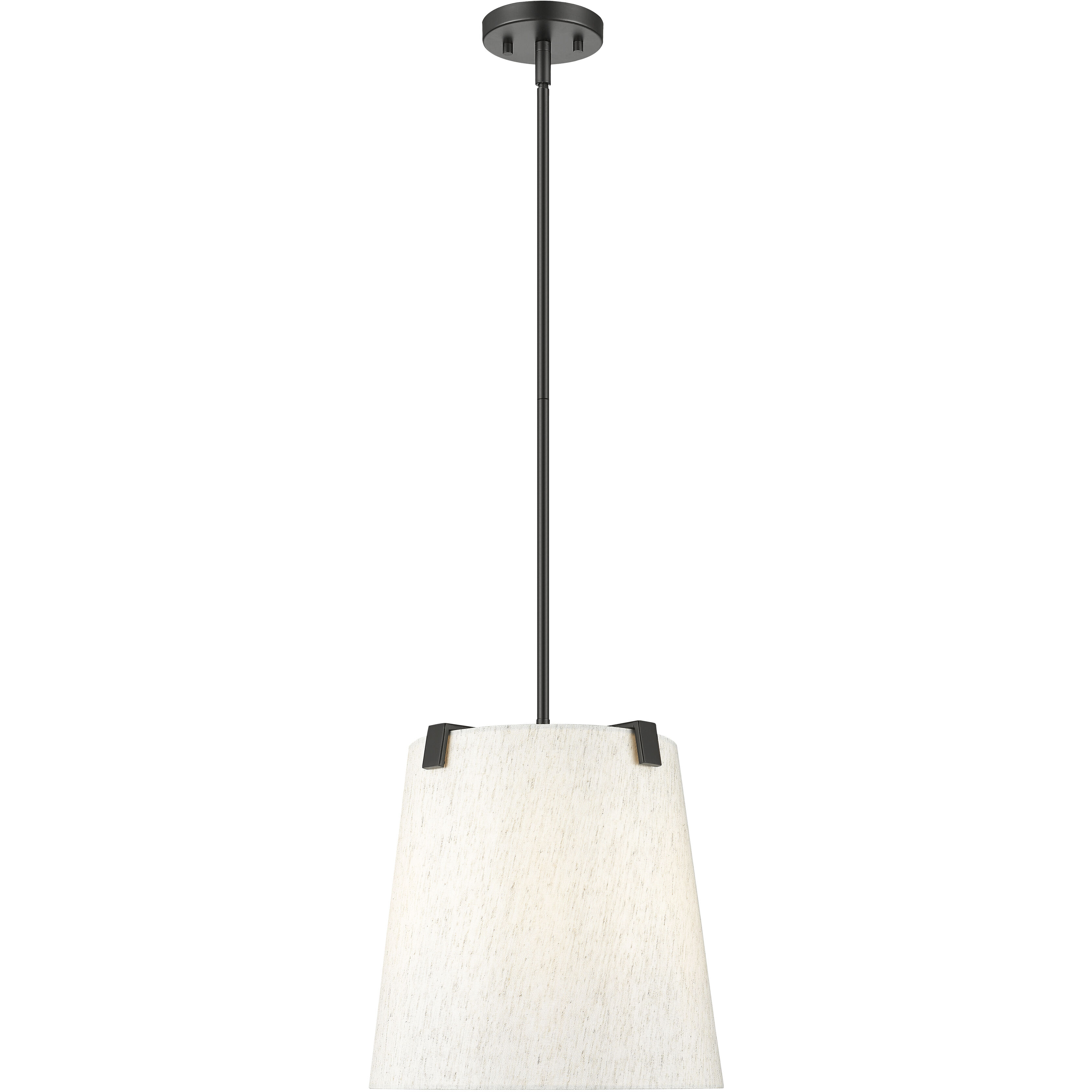 Weston 3 Light 13 inch Matte Black Pendant Ceiling Light