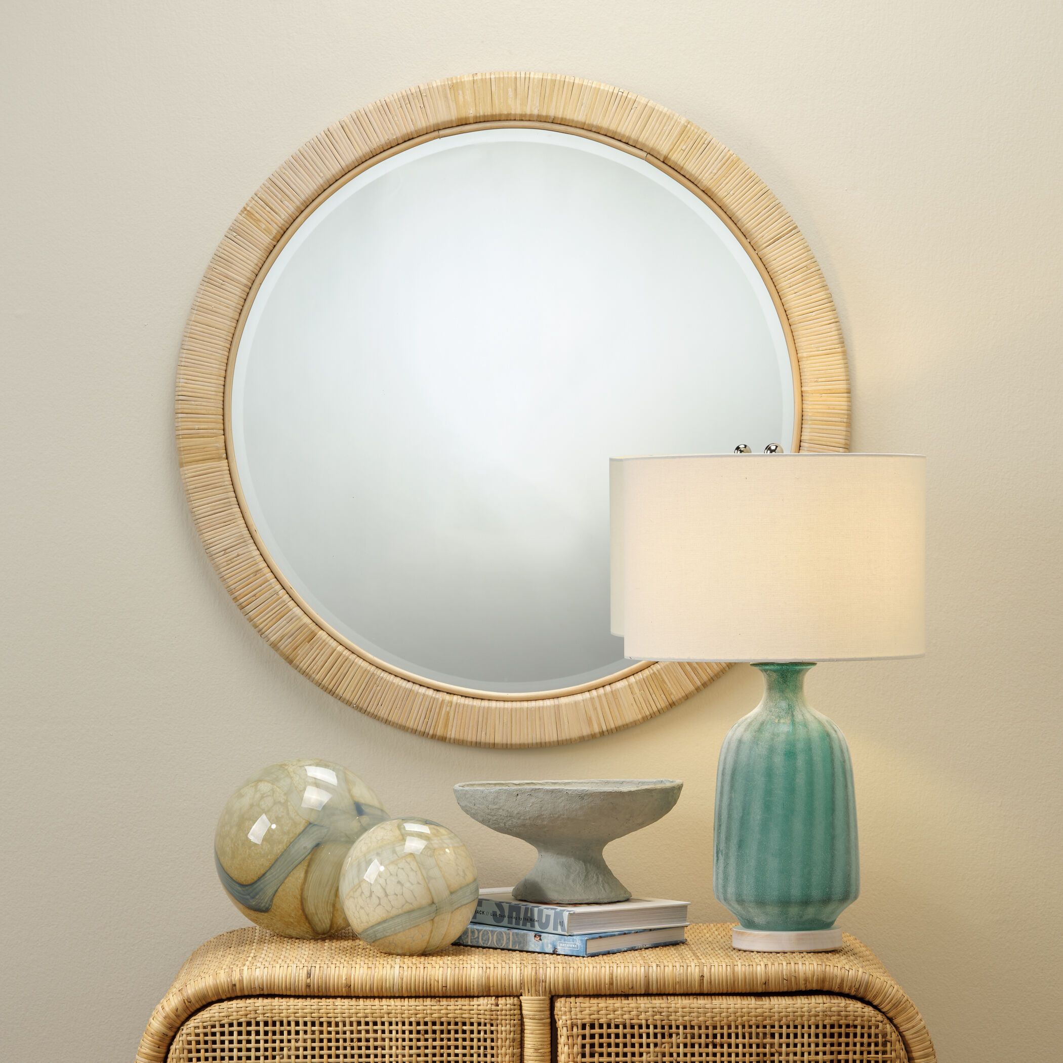 Ohana 36 X 36 inch Natural Mirror