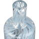 Casta 6.25 X 3 inch Vase in Light Blue and Clear